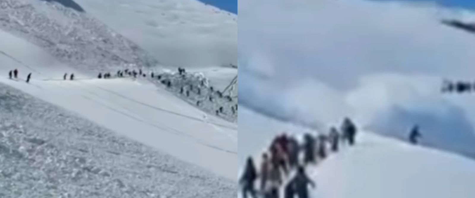 Esquiadores entraron a zona prohibida y generaron avalancha en La Parva