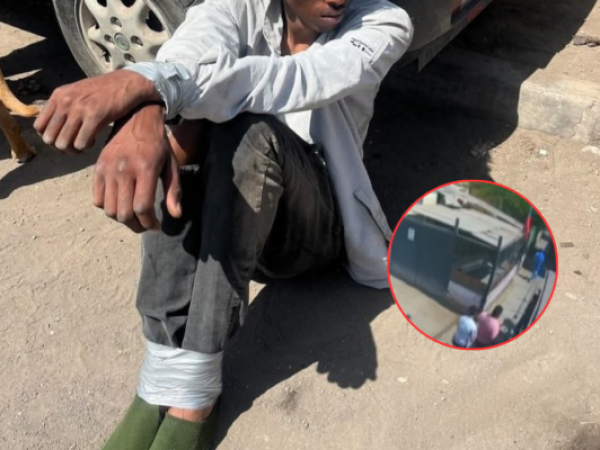Niños y vecinos reducen a delincuente que intentó asaltarlos a la salida del colegio en Antofagasta